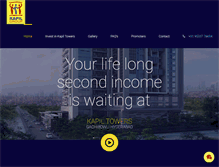 Tablet Screenshot of kapiltowers.com